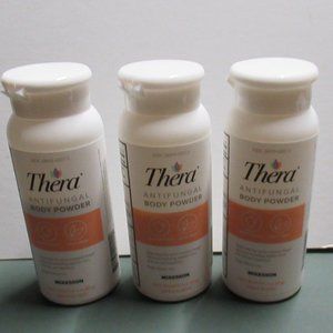 Three Thera 2% Miconazole Nitrate Powder Antifungal 3 oz. Shaker Bottles New